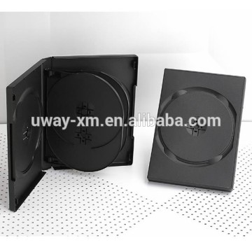 22mm black 6 discs dvd case /22mm dvd box for 6 discs