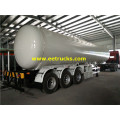 54 CBM Tri-axle LPG Gas Tanker نصف مقطورة