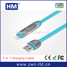 BSCI audit factory 2 in 1 retractable cable print logo