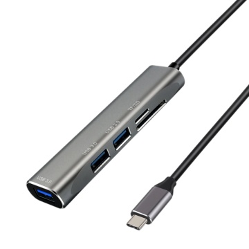 HUBS USB 3.0 5 EN 1 con lector