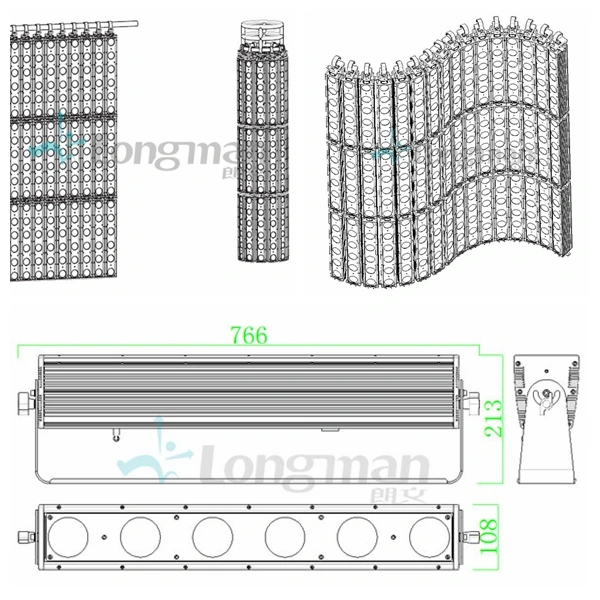 CE150W Rgbaw LED Blinder Stage Blinder for Stage Lighting