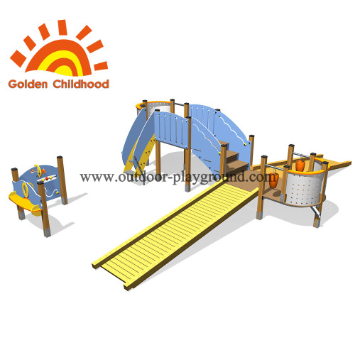 Outdoor Bridge In Park Kids Facility For Sale