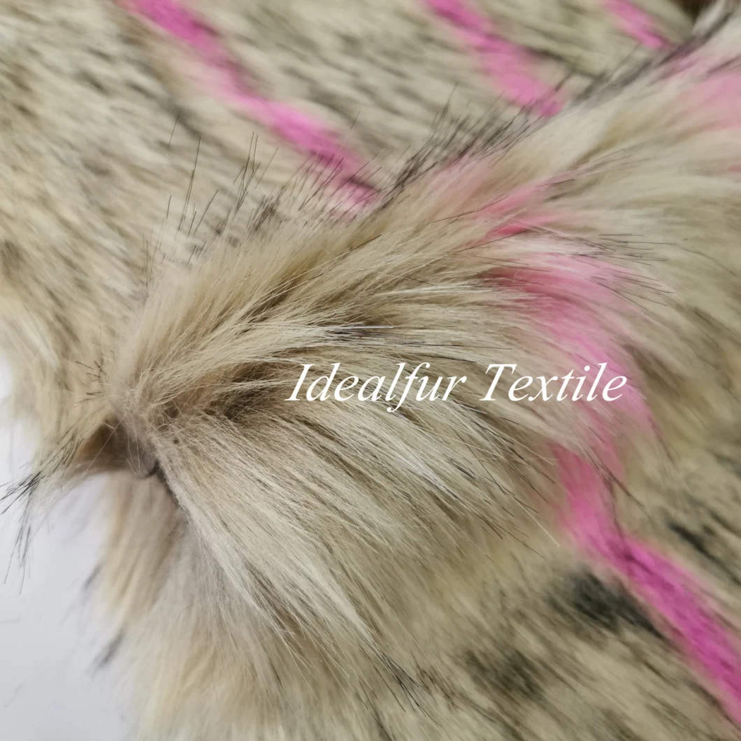 Wholesale 100% Polyester Long Pile Soft Fox Faux Fox Fur Fabric for Collar
