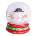 Decoraciones al aire libre de la bola de cristal de Navidad