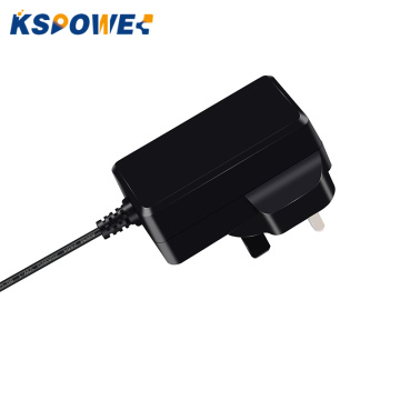 Wall Plug 24Vdc 500mA 12W UK Power Adapter