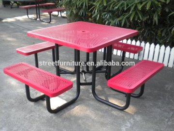 Modern furniture beer garden table and bench/ceramic garden table set