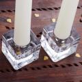 Modern Glass Taper Candle Holders