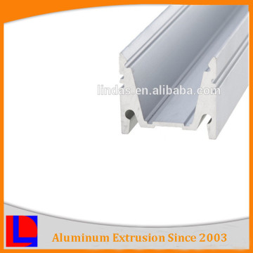 U type extrusion silver anodized perforated aluminium floor strip