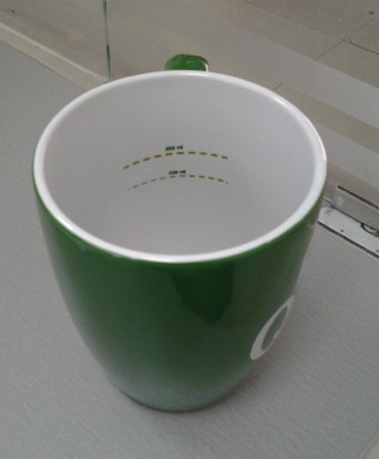 YF18379 porcelain ceramic measuring cup