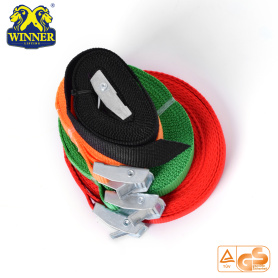 Polyester 1 Inch Cargo Lashing Belt/Ratchet Tie Down Strap