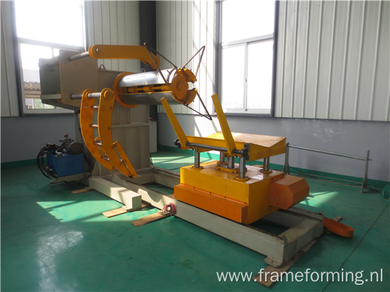 10T Hydraulic Steel Coil Decoiler For Sale