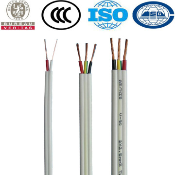 Copper Conductor PVC Insulated and Sheathed Flat TPS Cable 2*1.5+1.5mm2