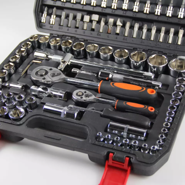 Toppprodukt 108st kit bilreparationsuttag Set Handverktygssatser Kombination Socket Wrench Set med plastverktygslåda