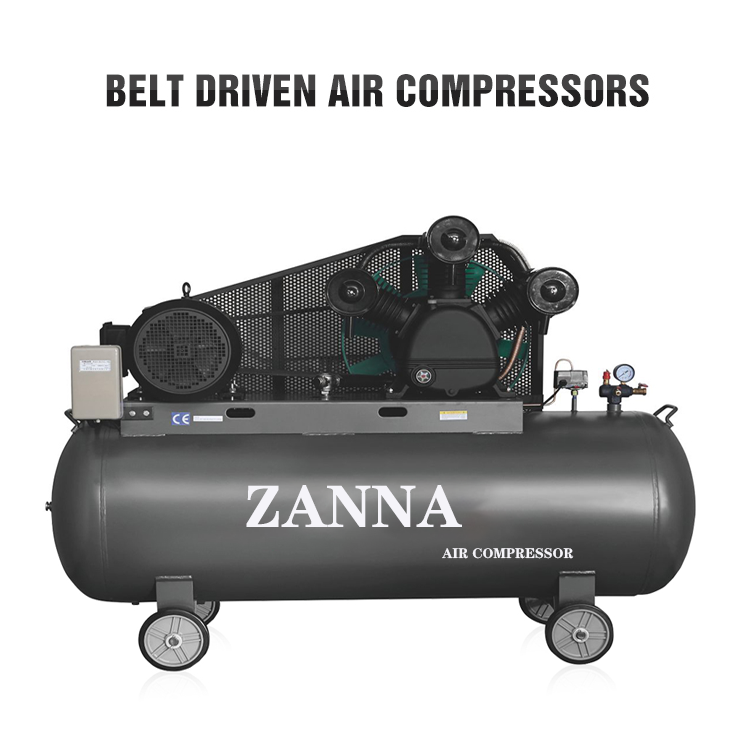 Belt Drives The Air Compressor