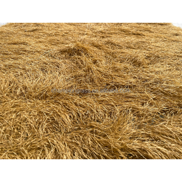 Factory Direct Yellow Artificial Thatch Grass Turf for Craft Projects
