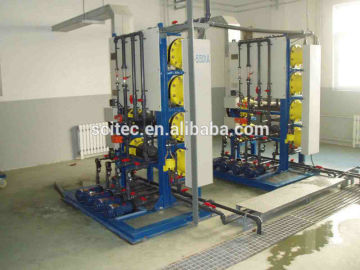 Automatic hypochlorite generator from seawater for petrol station