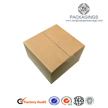 Recycled brown kraft paper carton packaging box