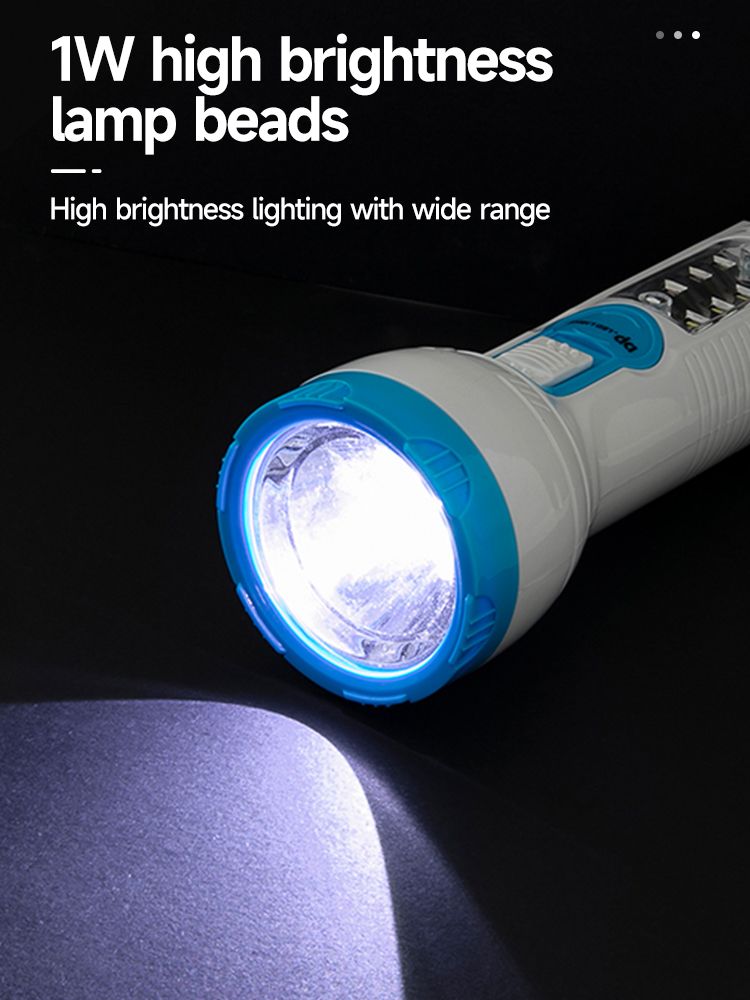 22-9092B-Rechargeable LED Emergency Flashlight Torch with Side Light 22-9092B-Rechargeable LED Emergency Flashlight Torch with Side Light
