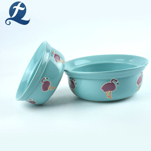 Utanför partihandel Custom Pet Water Food Dog Bowl