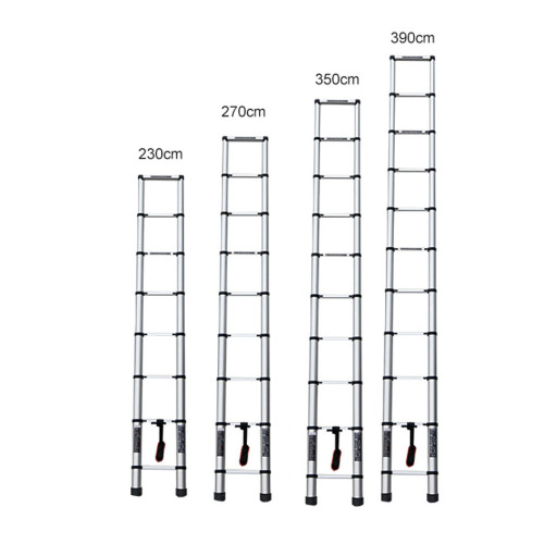 3.2m/3.8m Safety Aluminum Telescopic Folding Ladder