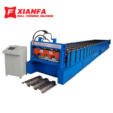 Baja galvanis Panel Lantai Deck Mesin Roll Forming