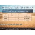 Transporte marítimo de Shantou a África del oeste