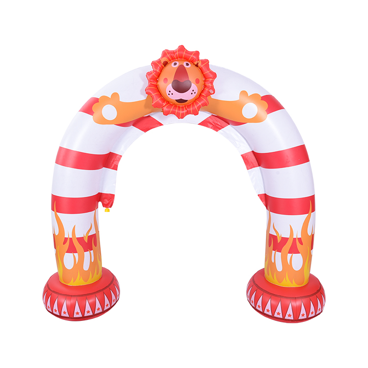 kids inflatable water game splash toys inflatable Lion's arch