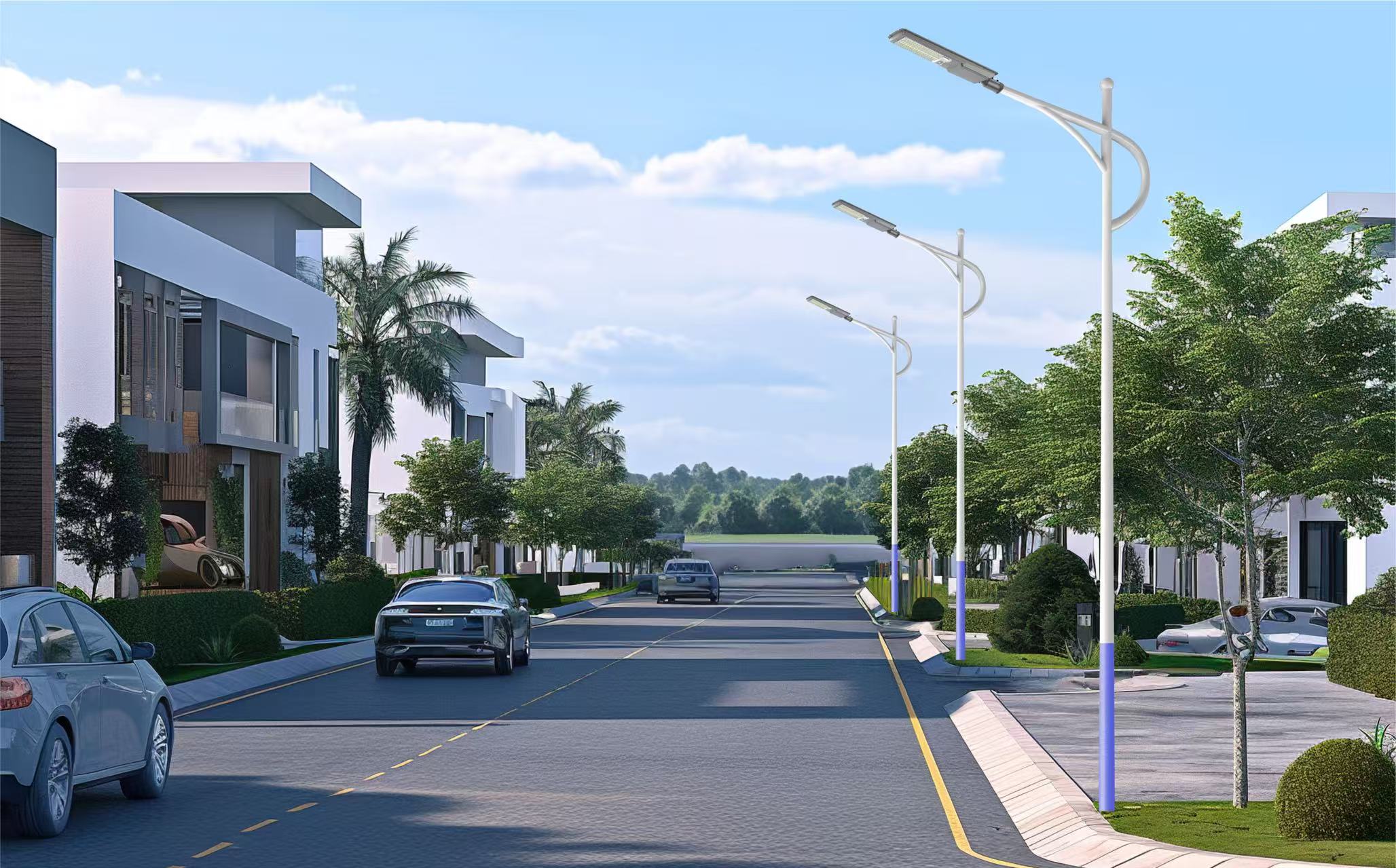 Luz de inundación solar de la calle Solar Street Flood Light