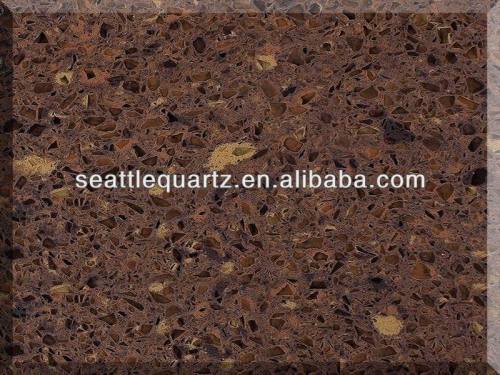 Brown quartz stone