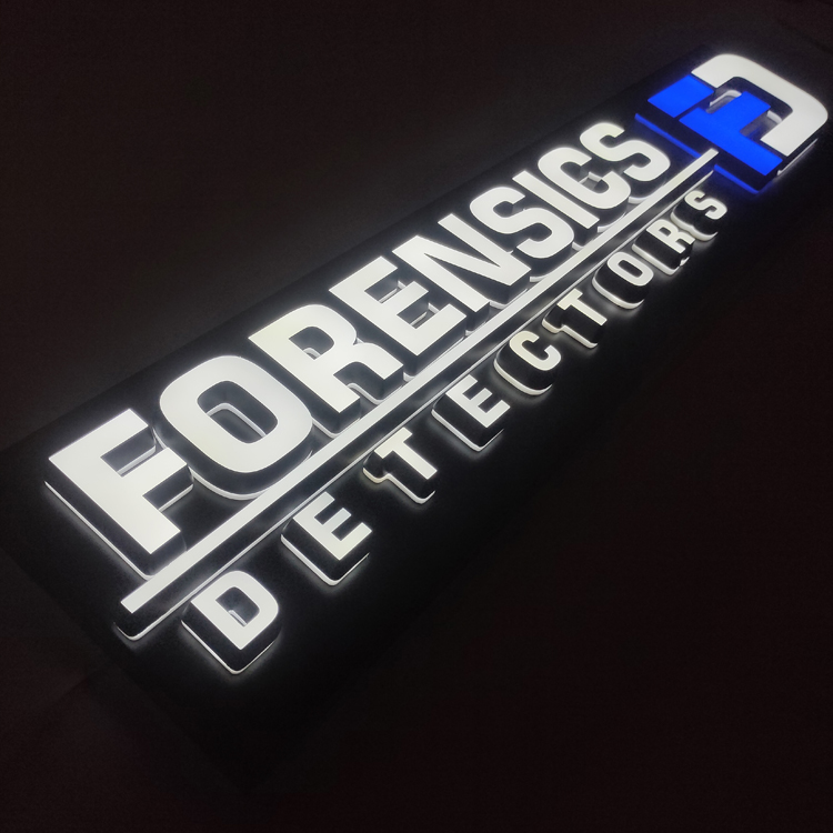 China manufacturers Company advertising acrylic channel led frontlit and backlit letter sign 3d logo signage
