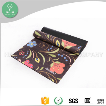 custom printed eco nature rubber yoga matte