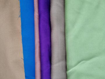 Plain Dyed Cotton Satin Fabric 85gsm