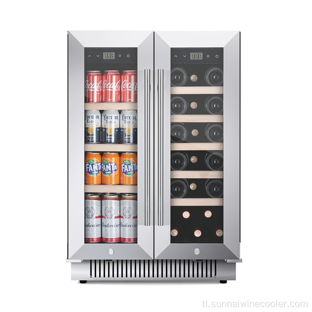 Double temperatura inumin Beverages juice wine cooler