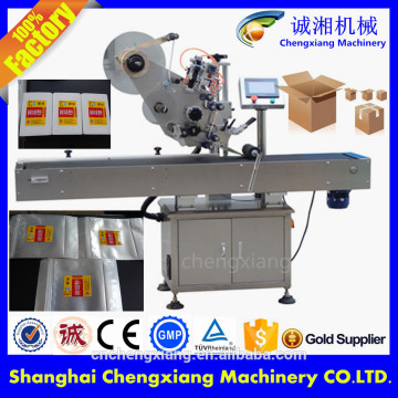 Trade assurance top labeling automatic,poly bag label applicator,labeling poly bag machine