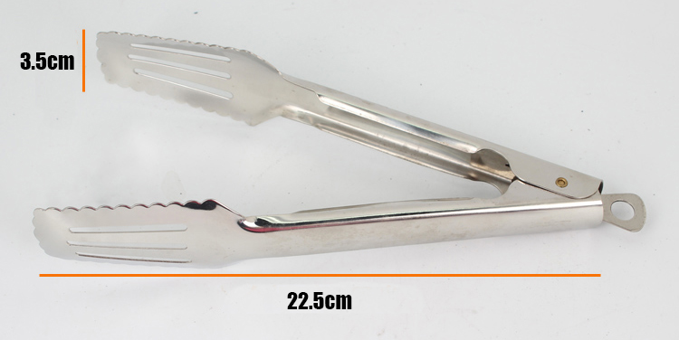 Hot Sale Stainless Steel Grill Food Tong Heat Resistant Kitchen Tongs