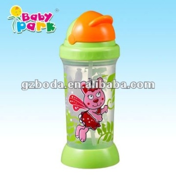cartoon plastic baby training cup