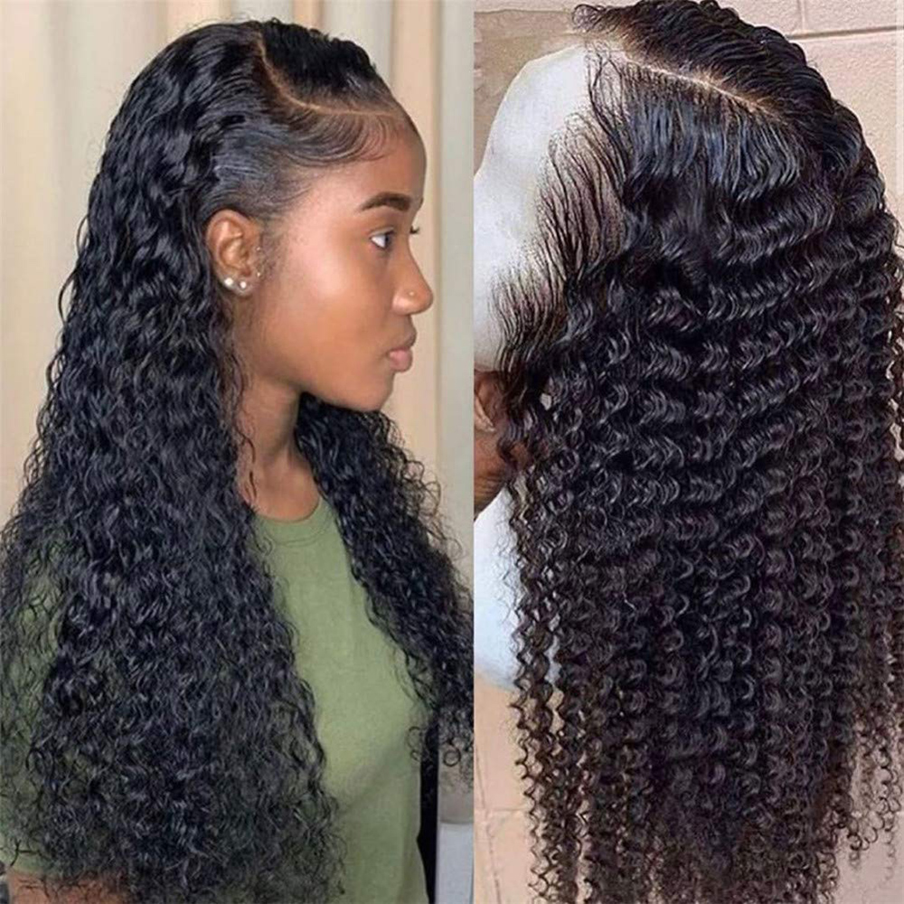 Brazilian raw unprocessed virgin hair Wigs Pre Plucked Hair Line with Baby Hair 13 * 4 HD Lace Frontal wigs