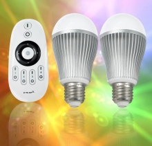 Hot Selling Milight 2.4G RF Wireless Fulltouch Screen Remote Control RGBW LED WiFi Bulb Light