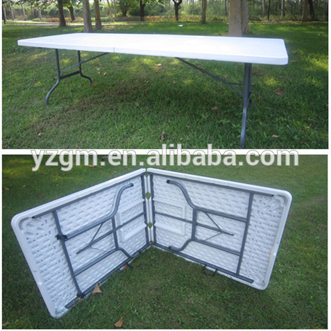 8ft rectangular table, portable briefcase table, plastic folding table, picnic table, wedding table, YZ-Z242