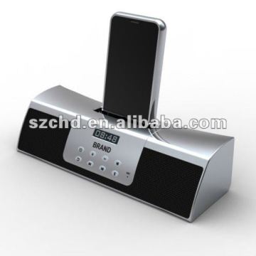 for iphone docking speaker with USB /LCD X-108