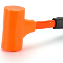 40-55MM Dead Blow Fiberglass Handle Rubber Hammer