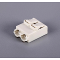 Surface mounted line push line connector 2 way