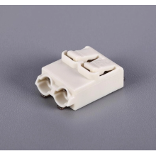 Conector de línea de empuje de línea montado en superficie de 2 vías