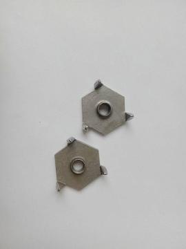Carbon steel Three jaw hexagon Tee nuts