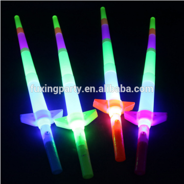 led flashing Creative led telescopic swords, light up plastic swords toy, children's toys, gifts christmas tory