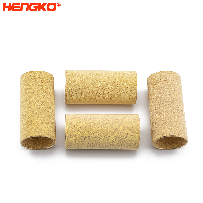 High temperature resistance sintered bronze porous metal filter tube for water  filtration