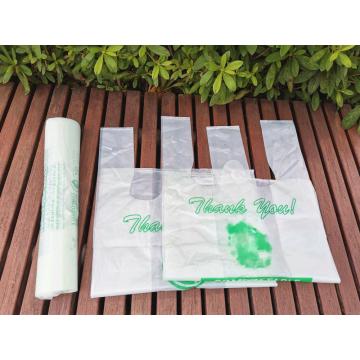 PLA 100% Biodegradable Compostable Corn Starch Shopping Bags