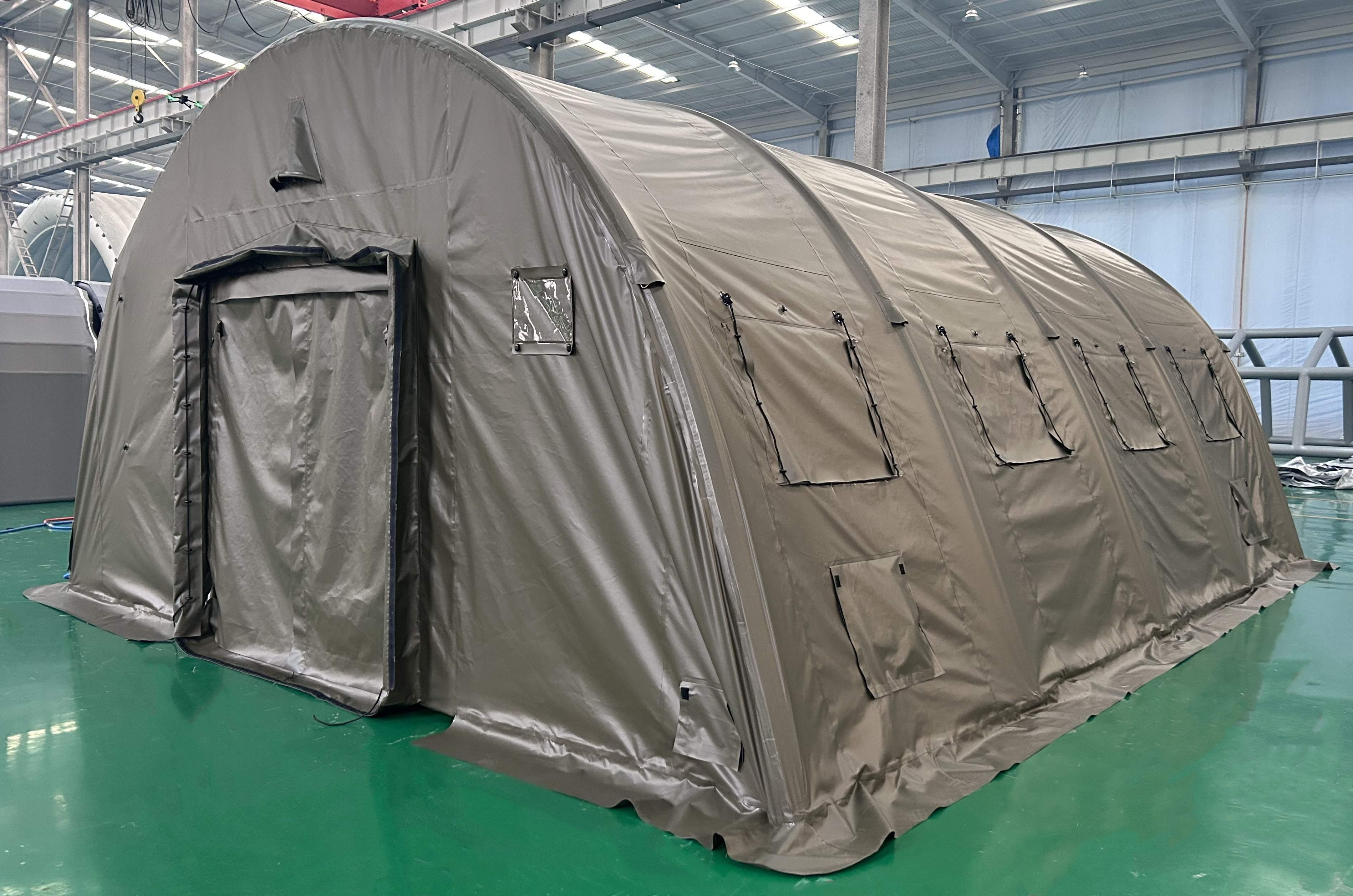 HP inflatable tent left side HP inflatable tent left side