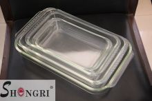 rectangular 1.8L pyrex glass baking pans