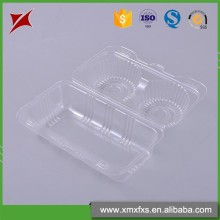 flocked PET blister tray transparent eco-friendly fruit tray